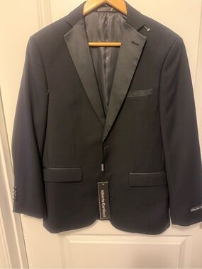 Men's Black Tuxedo Blazer. 38S slim fit. NWT $398 retail